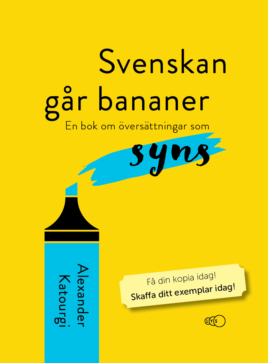 Framsida för Svenskan går bananer